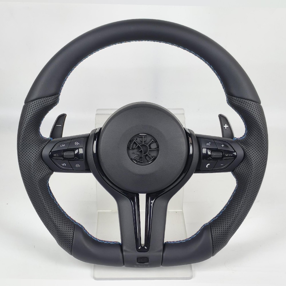 Leather M Sport Car Steering Wheel For BMW F20 F22 F30 F36 F48 F25 F15 F82 M3 M2
