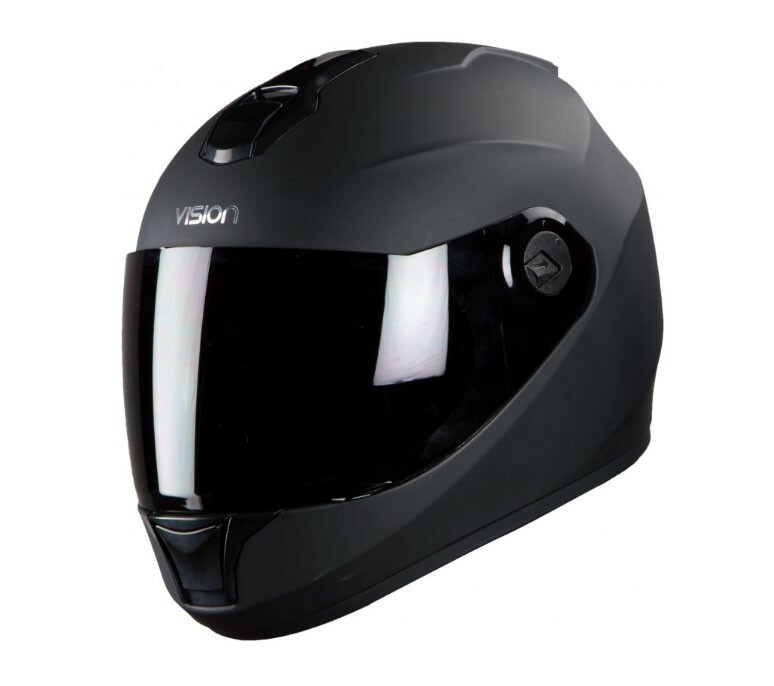 Steelbird HI-GN Men Vision Painted Matt Black Full Face L Size 600MM Helmet ECs