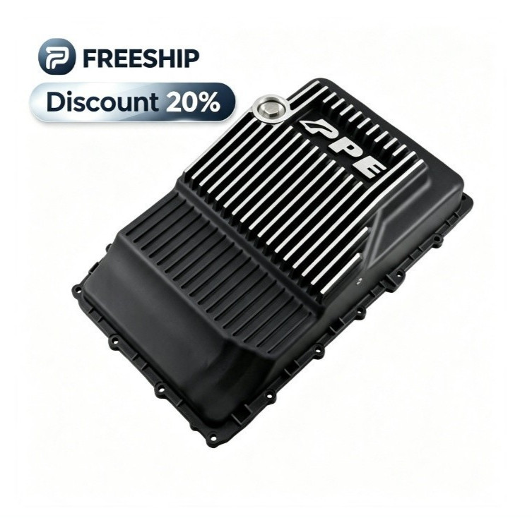 2017-2026 Ford 10R60/10R80/10R100 PPE HD Cast Aluminum Deep Transmission Pan 2017-2026 Ford 10R60/10R80/10R100 PPE HD Cast Aluminum Deep Transmission Pan