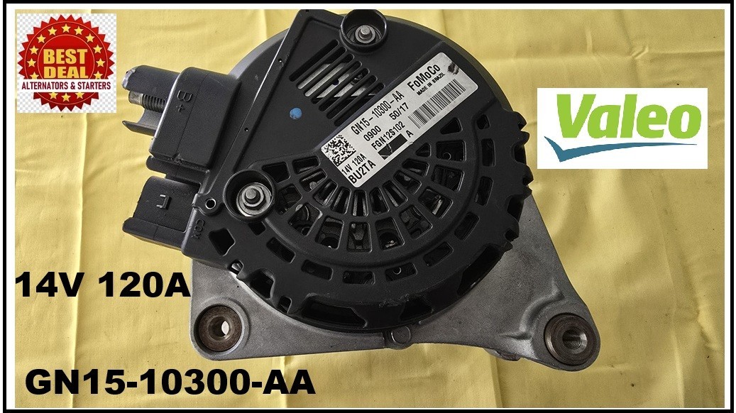 FORD VALEO GN15-10300-AA FGN12S102 14V 120A ALTERNATOR – 1.5L