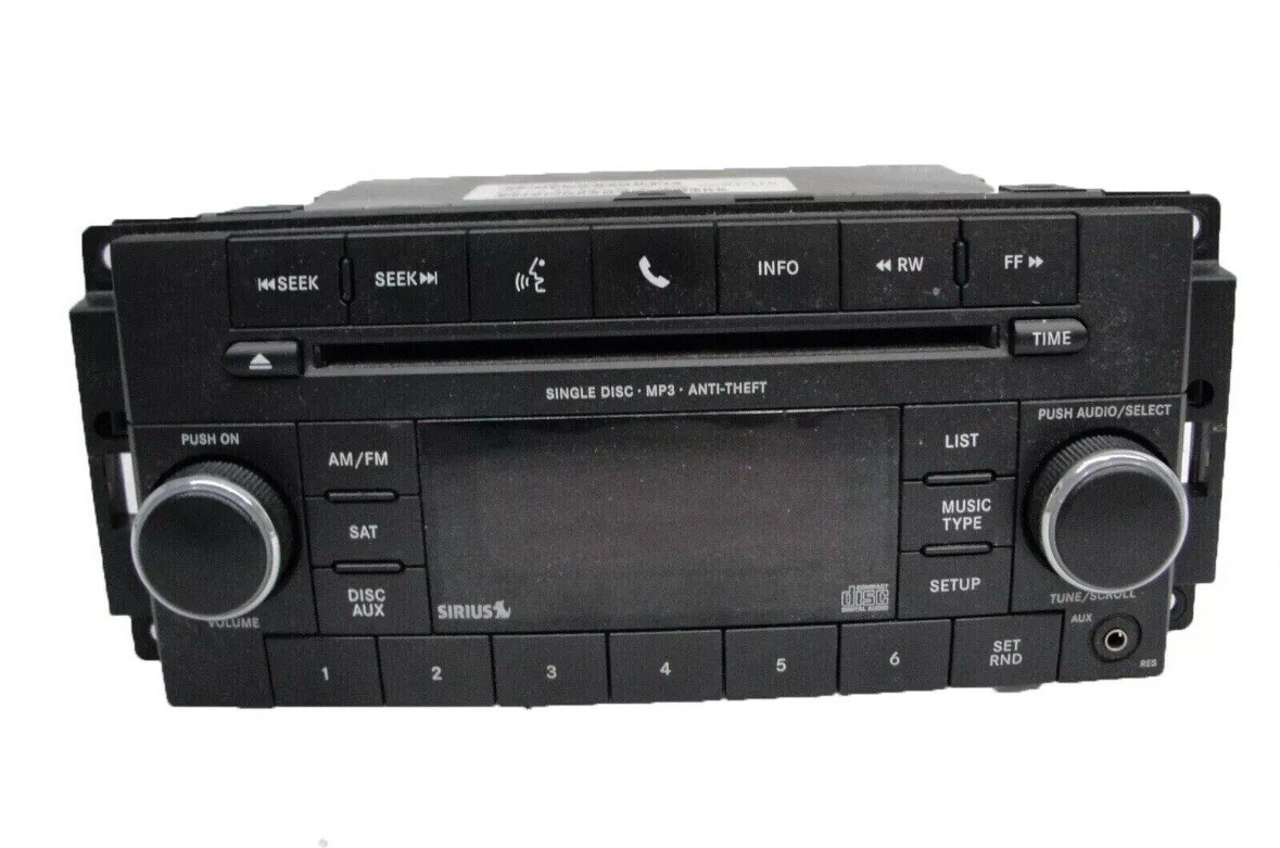 2007-2017 Chrysler Jeep Dodge OEM CD Player Sirius UConnect UNLOCKED NO CODE 2007-2017 Chrysler Jeep Dodge OEM CD Player Sirius UConnect UNLOCKED NO CODE
