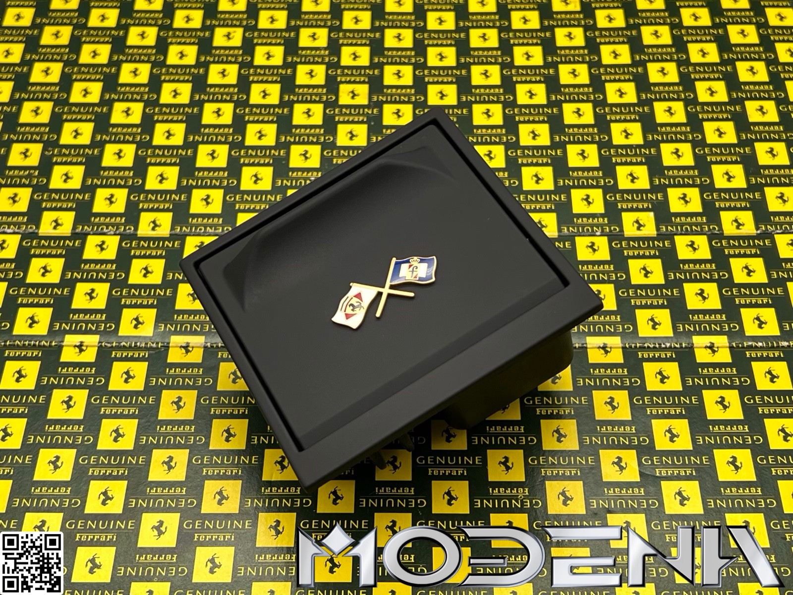 Ferrari Ash Tray Crossed Flags For F360 F430 430 550 Maranello