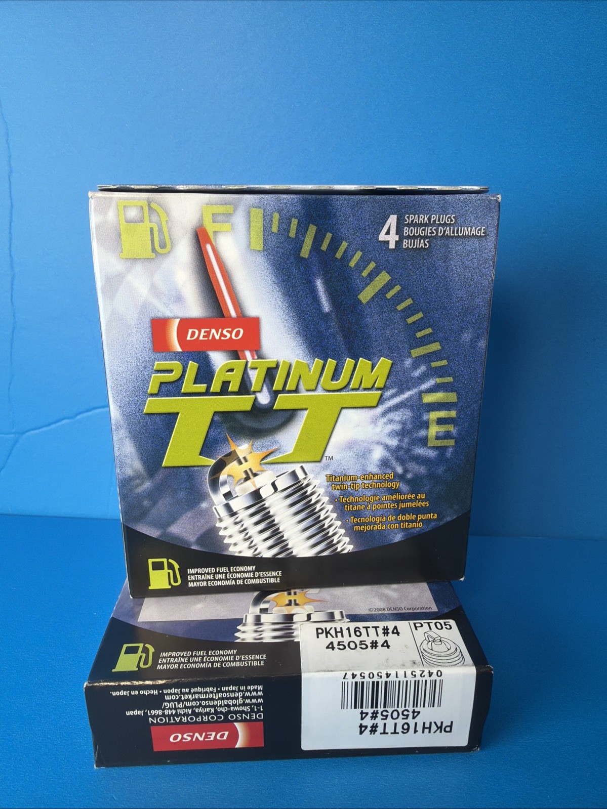 Genuine 6pc (new)- DENSO 4505  Spark Plugs - PKH16TT - Made Japan
