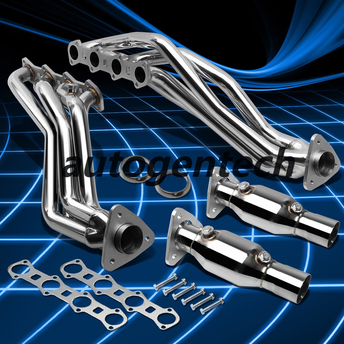Ford 1999-04 F150 5.4L V8 Pickup Truck Long Tube Stainless Steel Exhaust Header Ford 1999-04 F150 5.4L V8 Pickup Truck Long Tube Stainless Steel Exhaust Header
