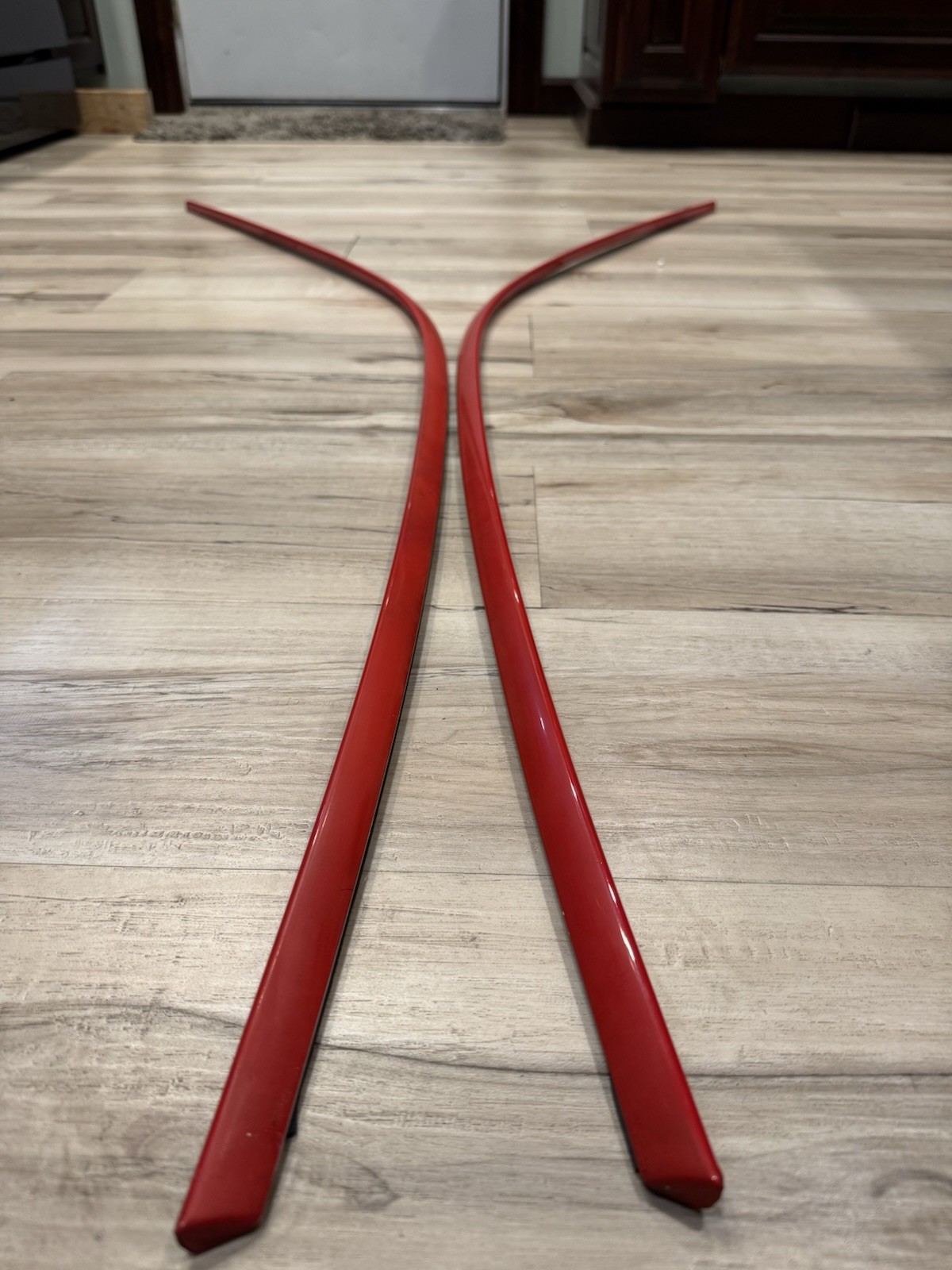 Late Style Porsche 944, 944 Turbo, 968, 924s Smooth Rain Drip Guard, Guards Red Late Style Porsche 944, 944 Turbo, 968, 924s Smooth Rain Drip Guard, Guards Red