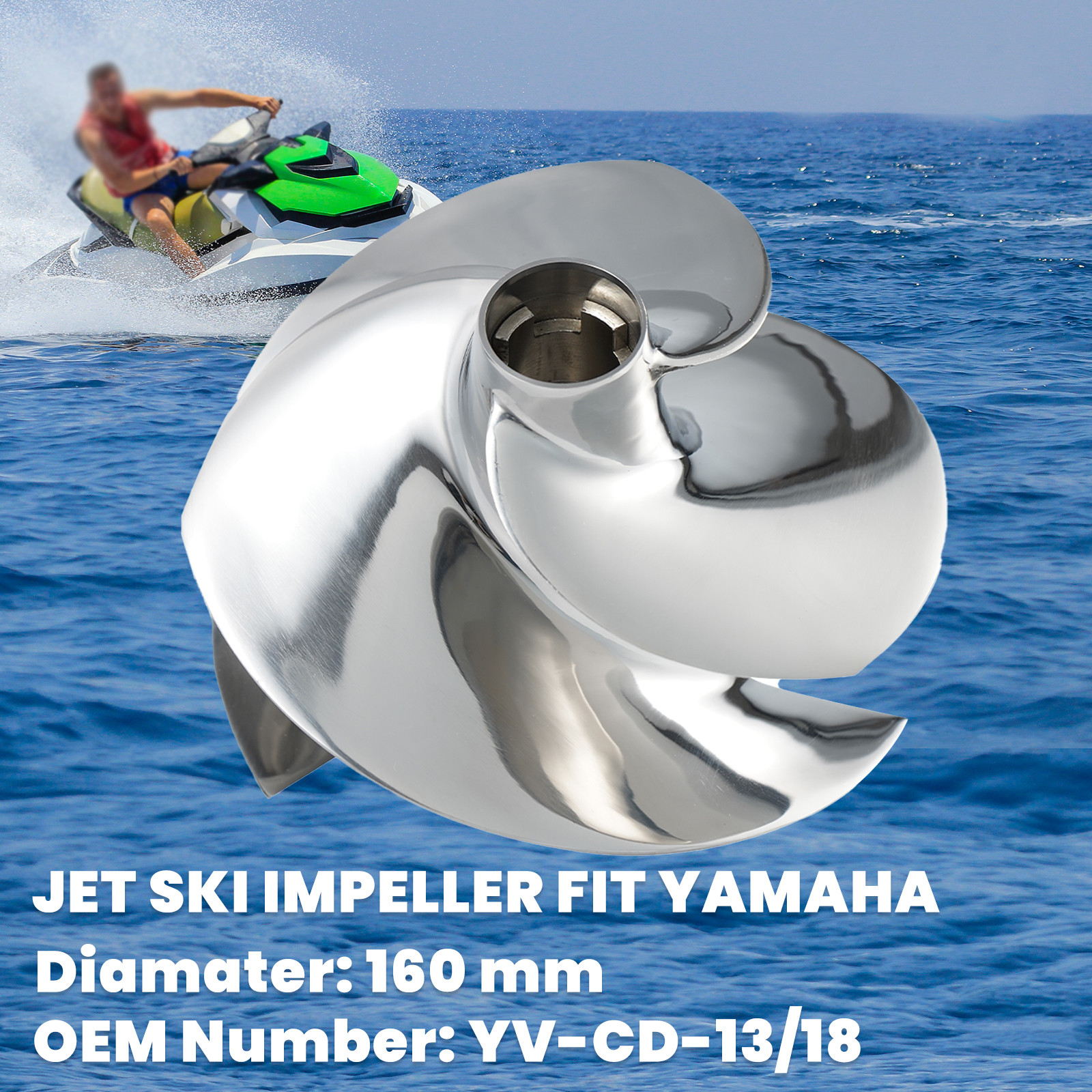 Impeller Replace Solas Fit Yamaha FX CRUISER/FZR/FZS Replace Solas YV-CD-13/18 Impeller Replace Solas Fit Yamaha FX CRUISER/FZR/FZS Replace Solas YV-CD-13/18