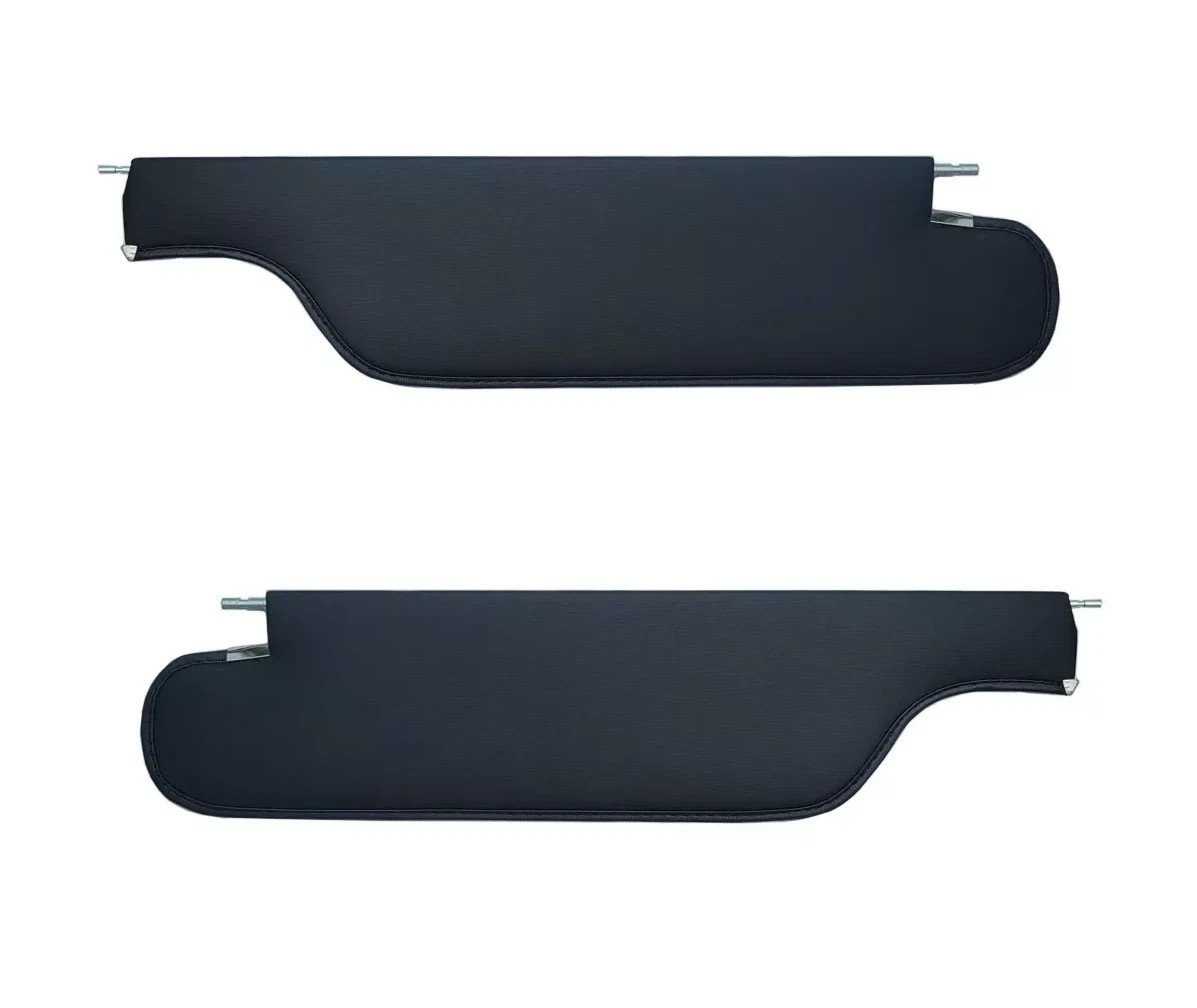 Chevrolet Chevelle Pontiac GTO Coupe Sun visors Black leather pair 1968-70