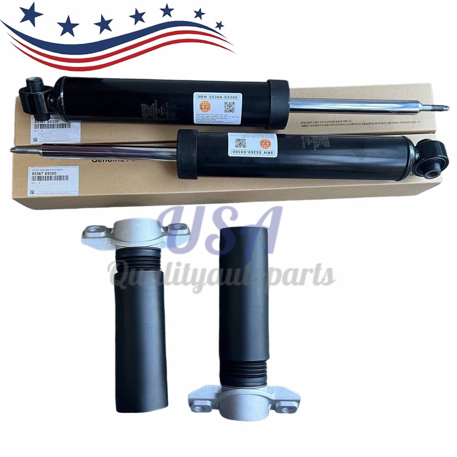 2PC OEM Self Leveling Rear Shock Absorbers With dust cover FOR  Palisade 2020-25