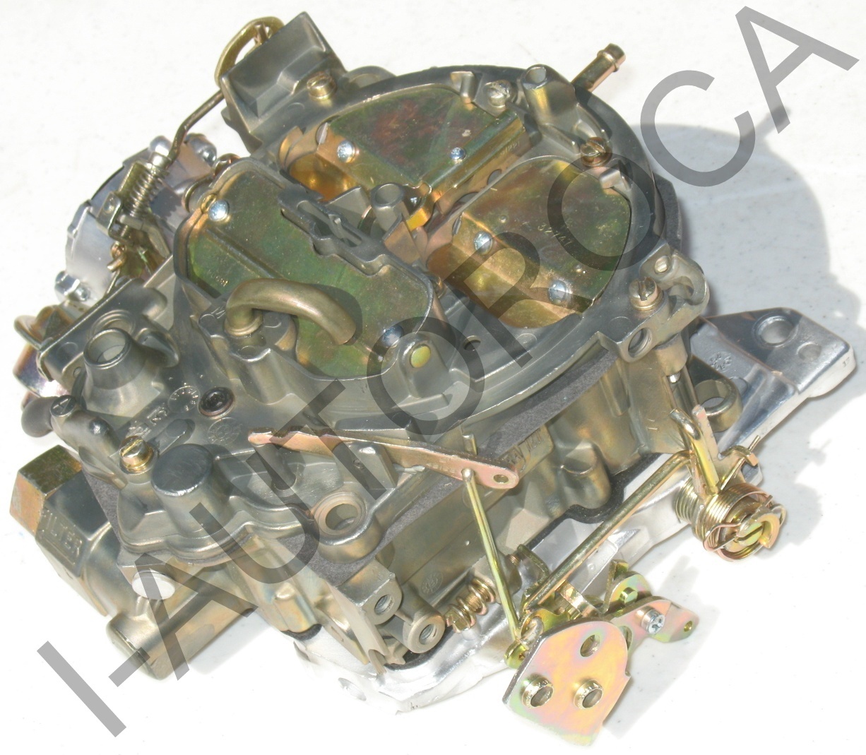 Marine carburetor 4 barrel quadrajet with electric choke Mercruiser Dichromate
