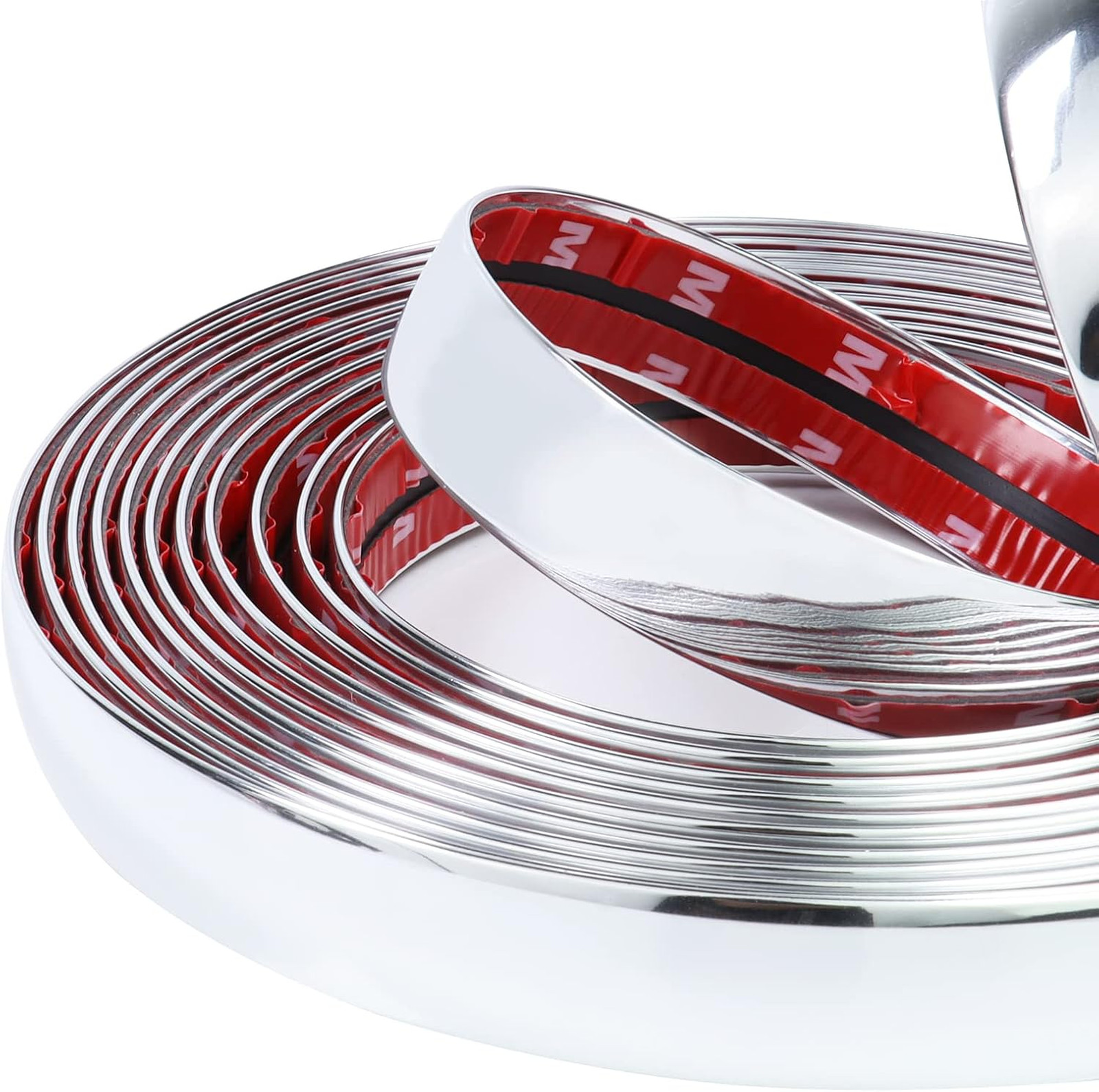 16ft Car Side Moldings Chrome Trim Molding 1-3/16 inch ABS Plastic Vehicle 16ft Car Side Moldings Chrome Trim Molding 1-3/16 inch ABS Plastic Vehicle