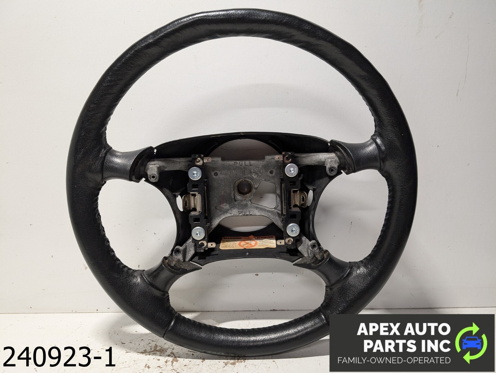 OEM 1998-2000 Ford Explorer 4.0L Steering Wheel Black Rubber