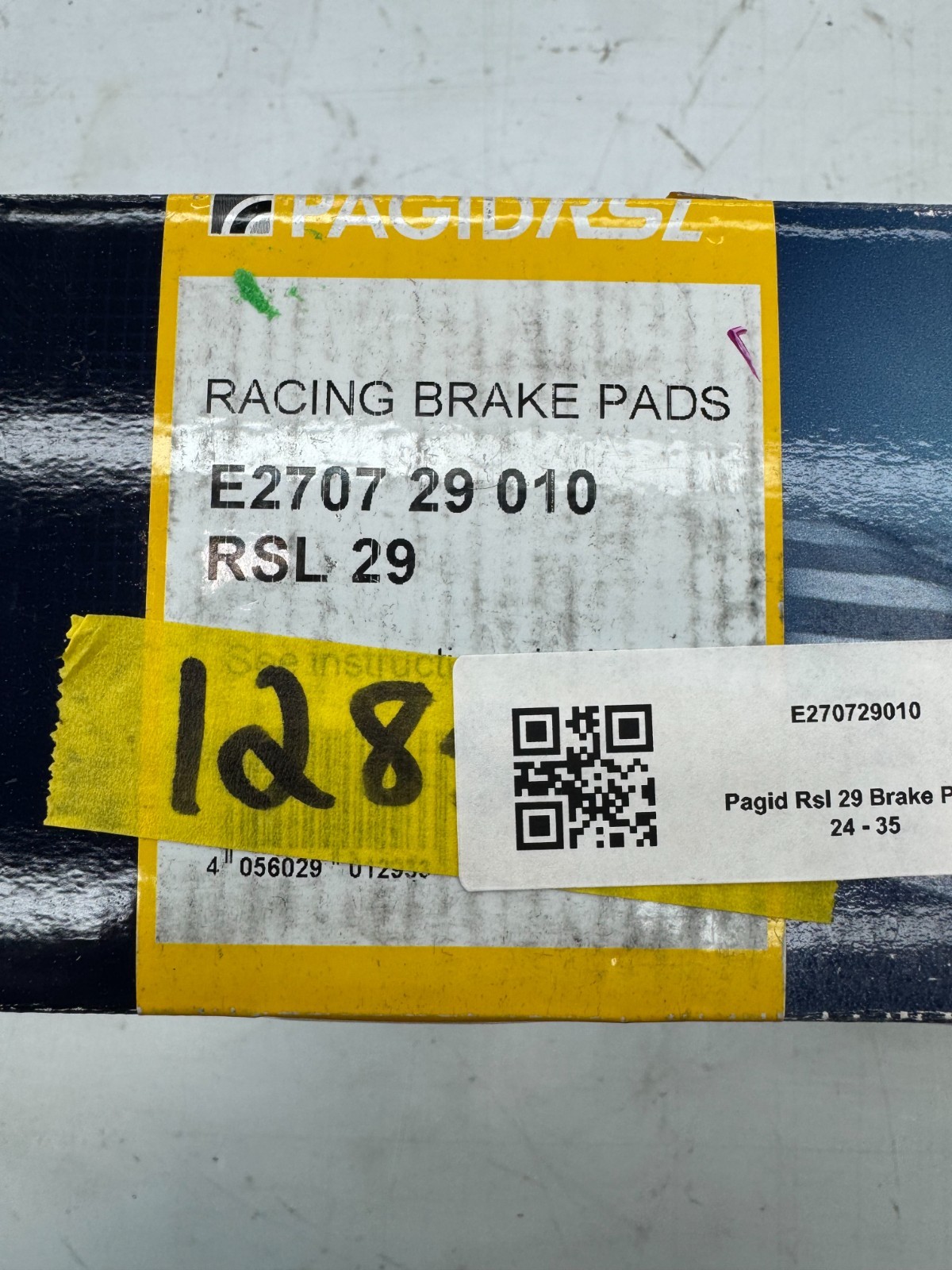 Pagid Racing RSL 29 Brake Pads E270729010 2707