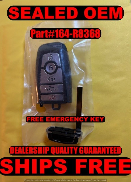 Factory New OEM 2024-25 F150 Lightning Proxy Frunk Tailgate Smart key 164-R8368