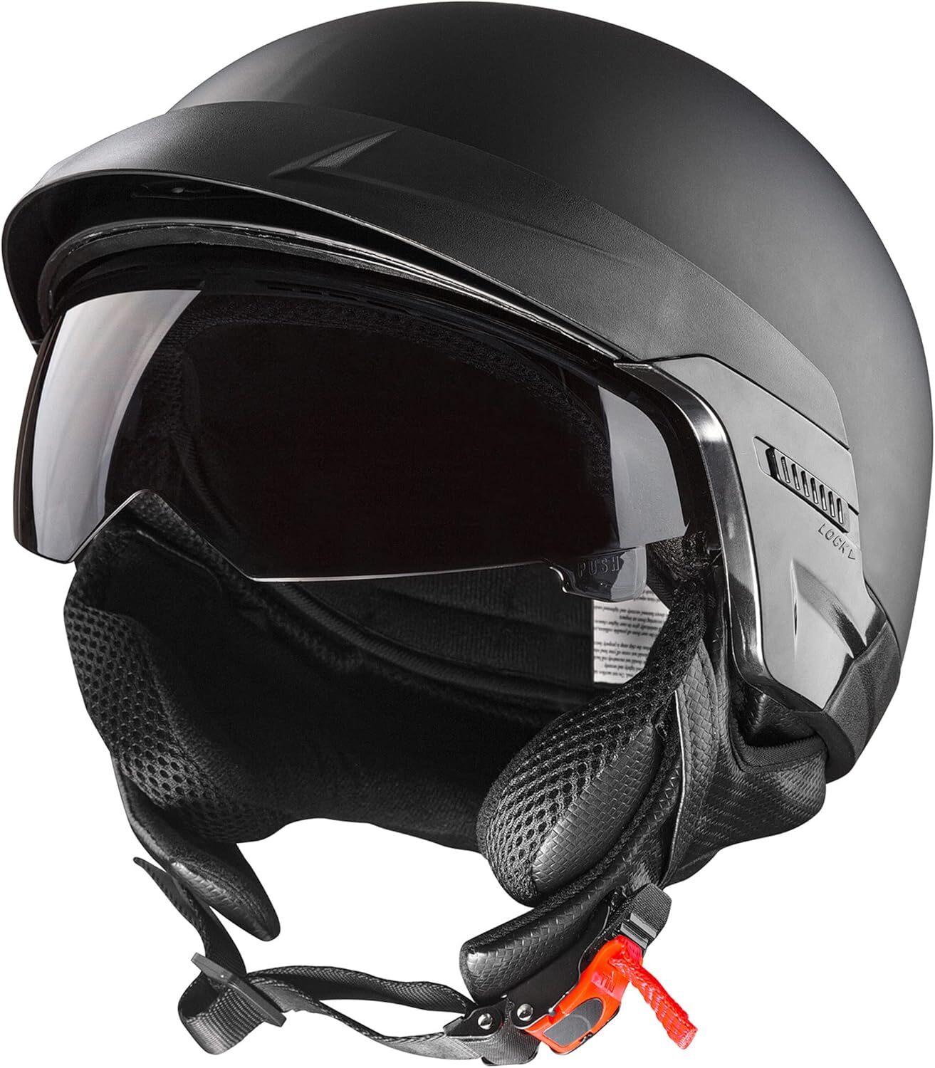 Cartman Motorcycle Open Face Helmet with Sun Visor DOT Approved OPEN BOX XL Cartman Motorcycle Open Face Helmet with Sun Visor DOT Approved OPEN BOX XL