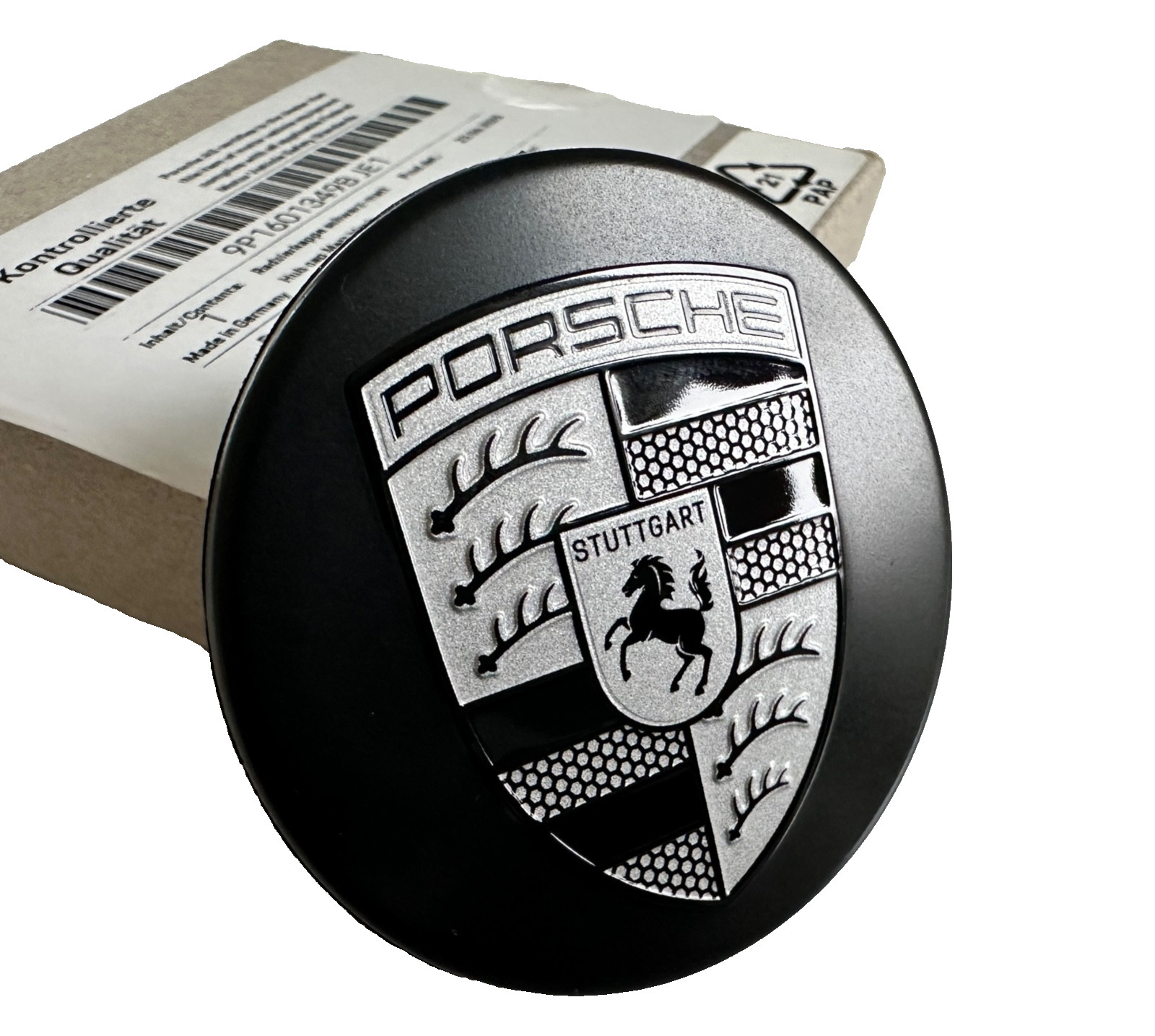 Porsche 911 991 992 OEM Center Lock Center Hub Caps Wheel Caps Matt Black Porsche 911 991 992 OEM Center Lock Center Hub Caps Wheel Caps Matt Black