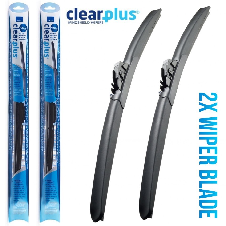 NEW ClearPlus Intelli-Curve OE Style Wiper Blades All Weather For (2 PACK)