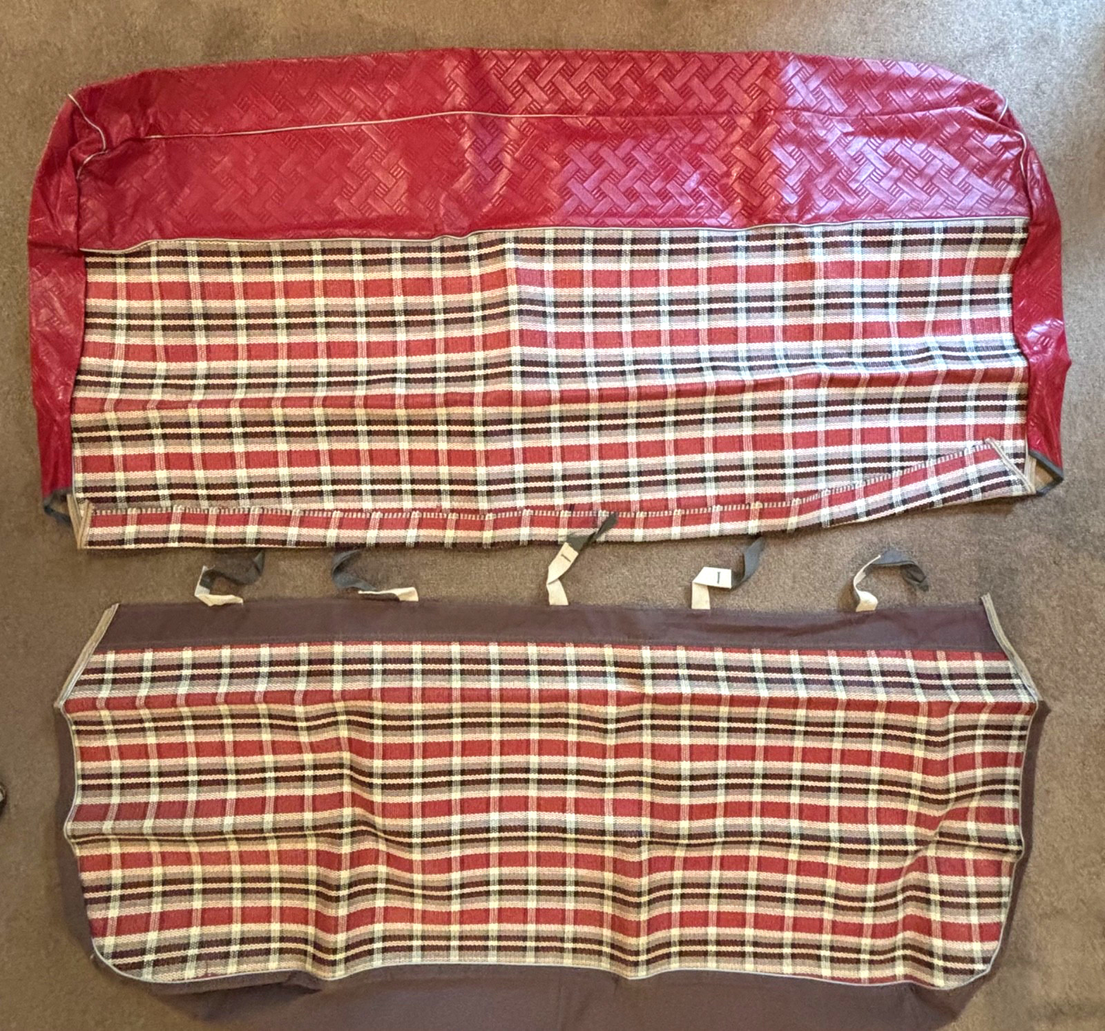 Vintage NOS  Seat Covers 1955 - 59 Chevy Dodge Ford Pontiac + Other 4-Door Cars