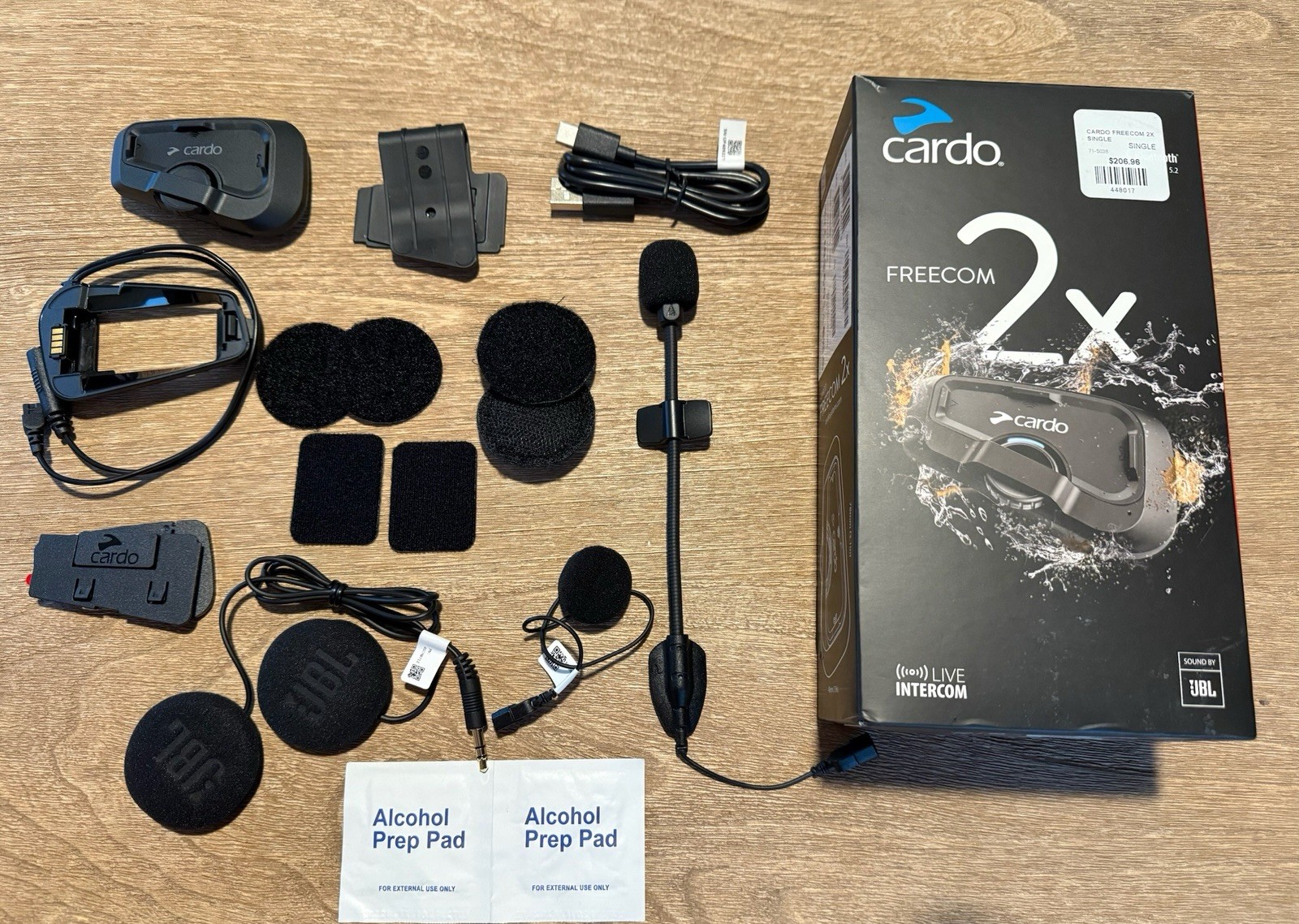 Cardo Freecom 2x Single Headset Bluetooth with JBL speakers