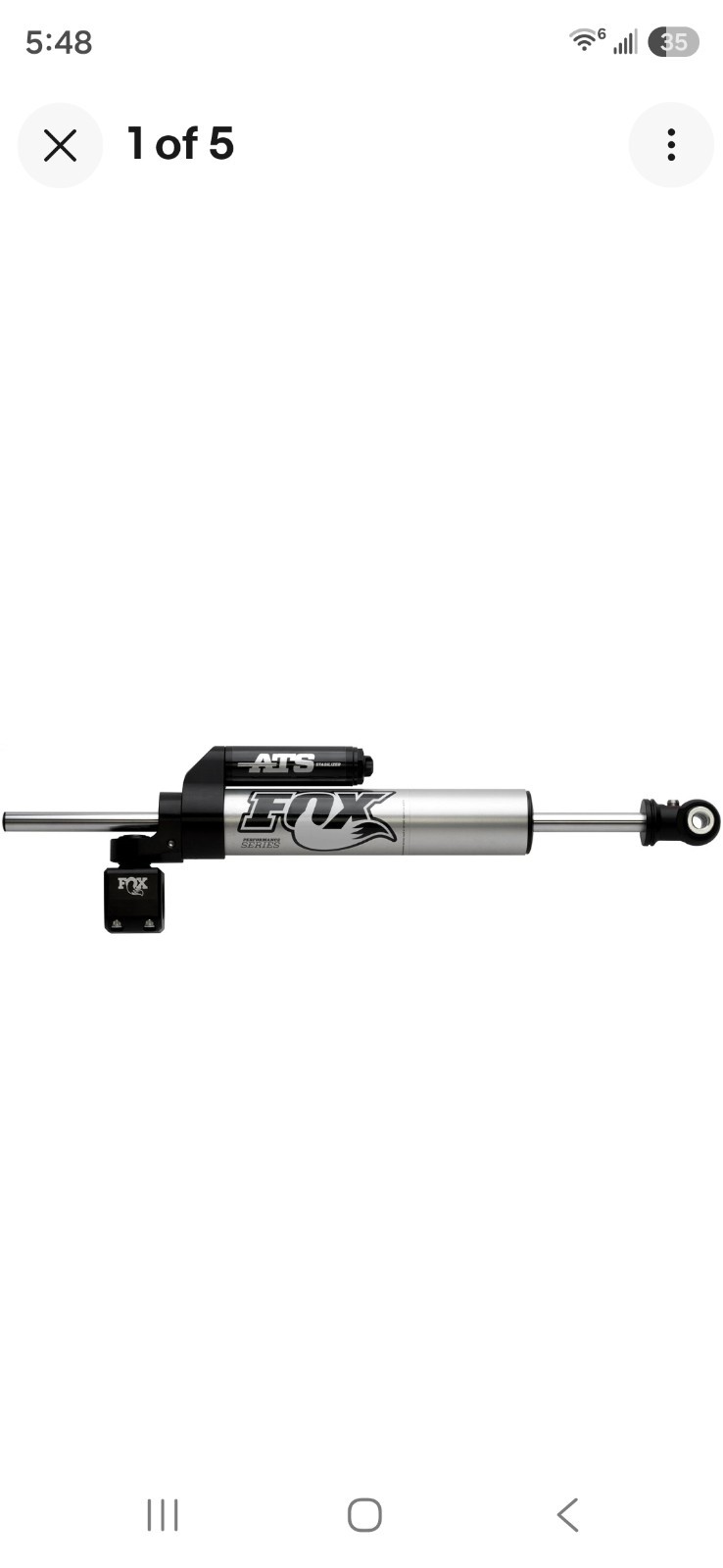 Fox Shocks 983-02-070 Fox 2.0 Performance Series Ats Stabilizer Fox Shocks 983-02-070 Fox 2.0 Performance Series Ats Stabilizer