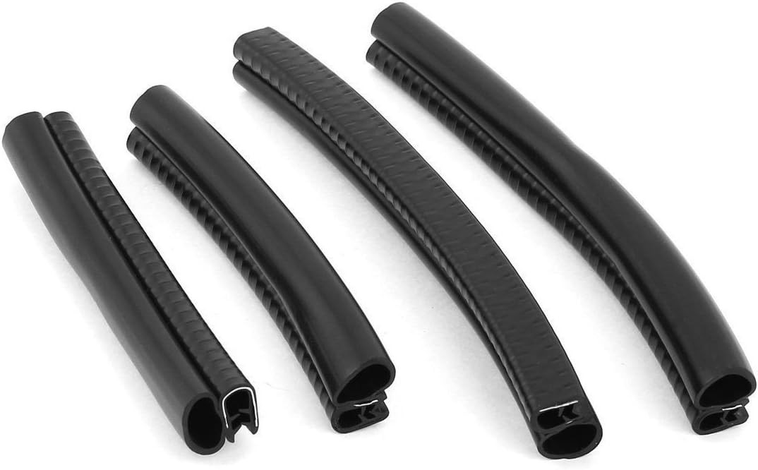 XMHF Car Rubber Sealing Sealed Strip Door Guard Buffer Protector Black black XMHF Car Rubber Sealing Sealed Strip Door Guard Buffer Protector Black black