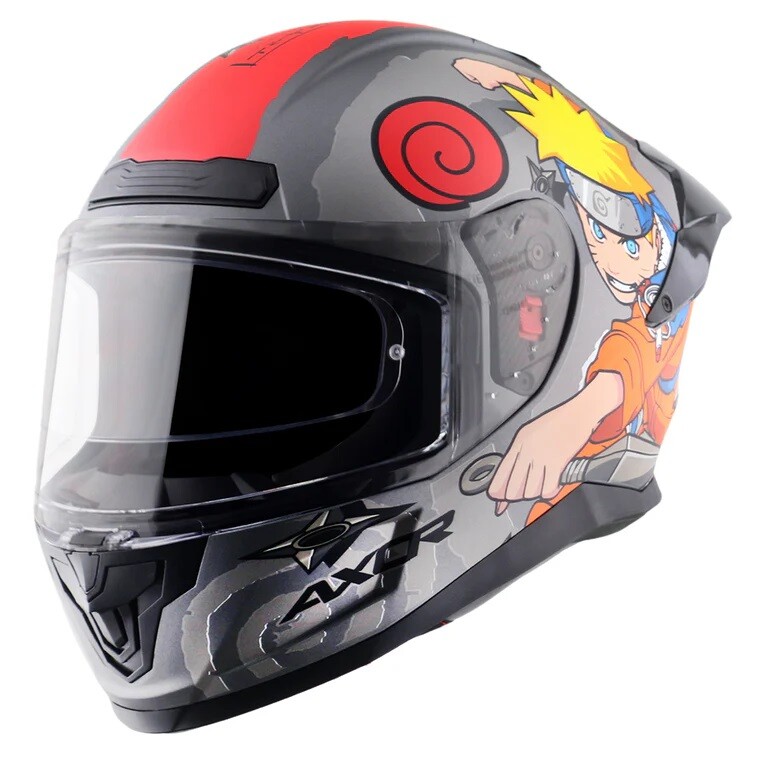 AXOR “ SABER NARUTO ” Full Face DOT & ECE Certified Motorcycle Helmets AXOR “ SABER NARUTO ” Full Face DOT & ECE Certified Motorcycle Helmets