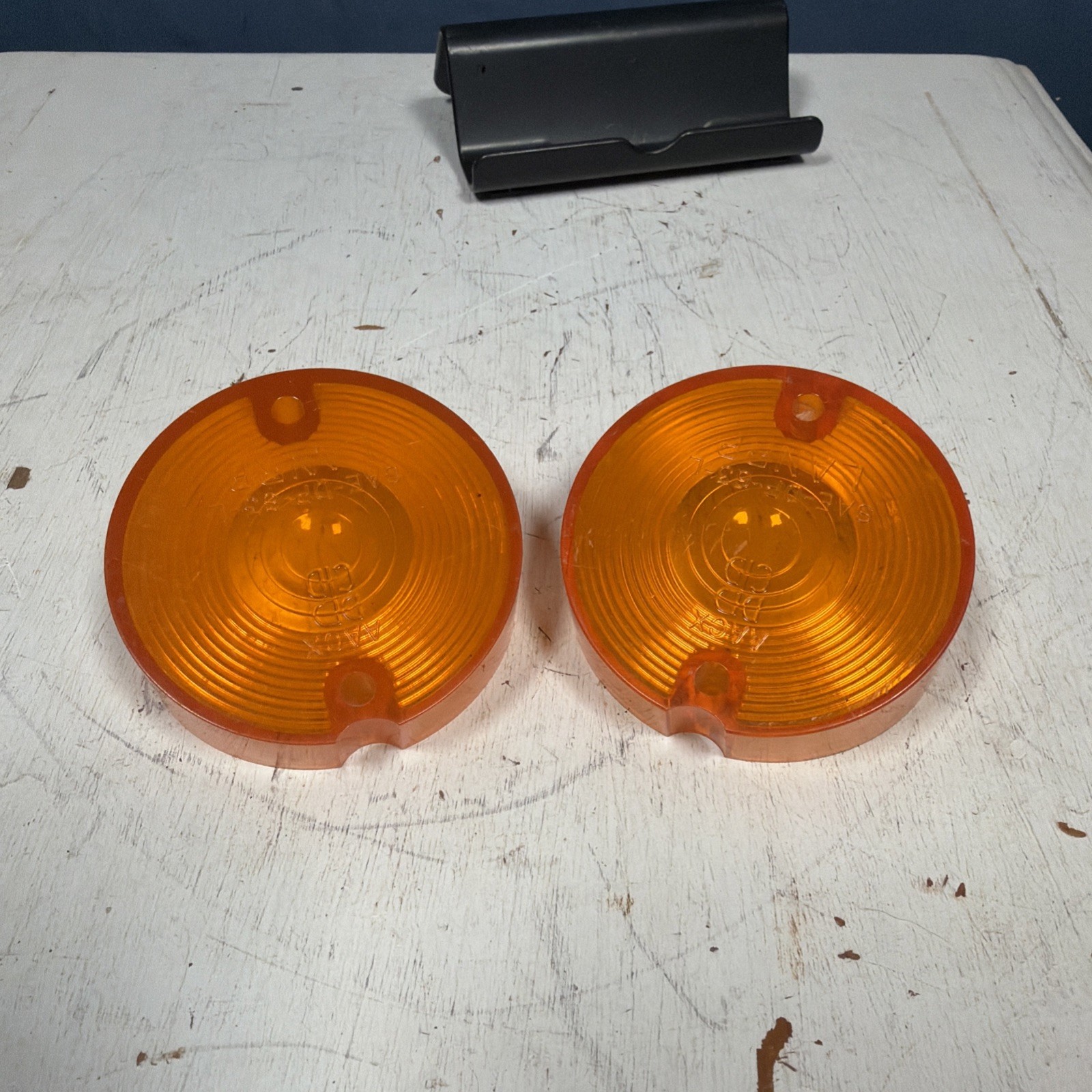 Mopar 1963-64 Front Parking Lens PAIR A-Body Plymouth Valiant Dodge Dart