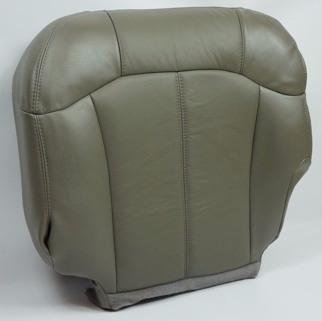 2000 2001 2002 Chevrolet Tahoe Suburban Driver Bottom Seat Cover Gray-Trim# 122