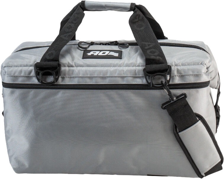 AO Coolers Ballistic 36 Pack Cooler 21x10x12 in Silver ATV UTV AO Coolers Ballistic 36 Pack Cooler 21x10x12 in Silver ATV UTV