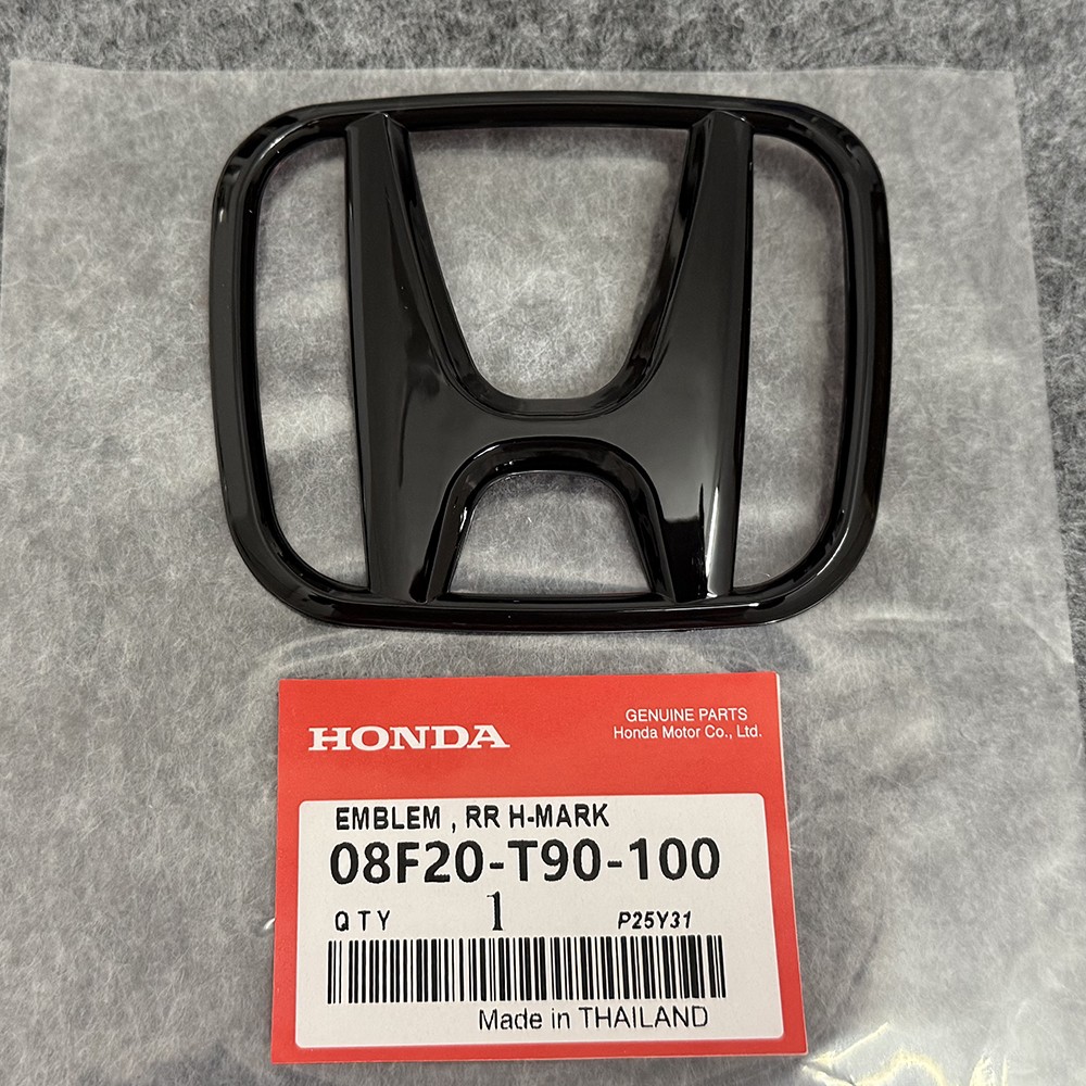Gloss Black Rear Emblem For Honda Pilot 2023-2026 3.5L V6 Sport Trunk H Badge