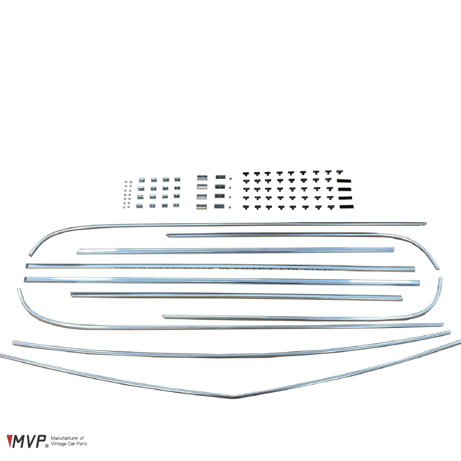MVP BMW E10 2002 ALUMINUM BELT LINE TRIM SET W/HARDWARE