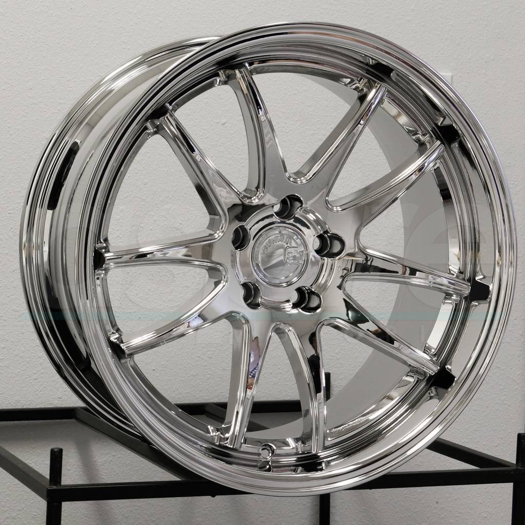 One 18x9.5 Aodhan DS02 DS2 5x114.3 30 Vacuum Chrome Wheel Rim 73.1 One 18x9.5 Aodhan DS02 DS2 5x114.3 30 Vacuum Chrome Wheel Rim 73.1