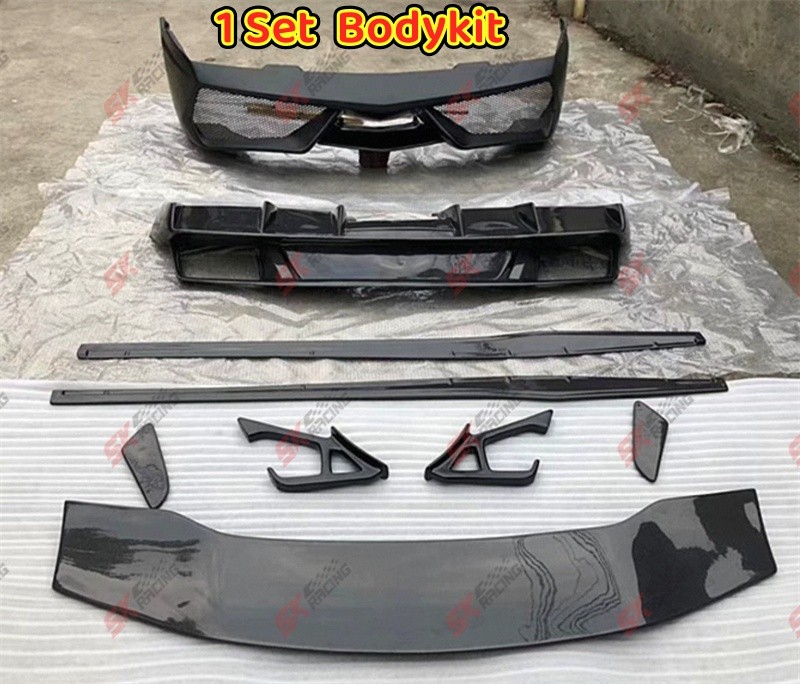 Half Carbon Front Bumper Rear Lip Wing Fits Lamborghini Gallardo LP550 560 570
