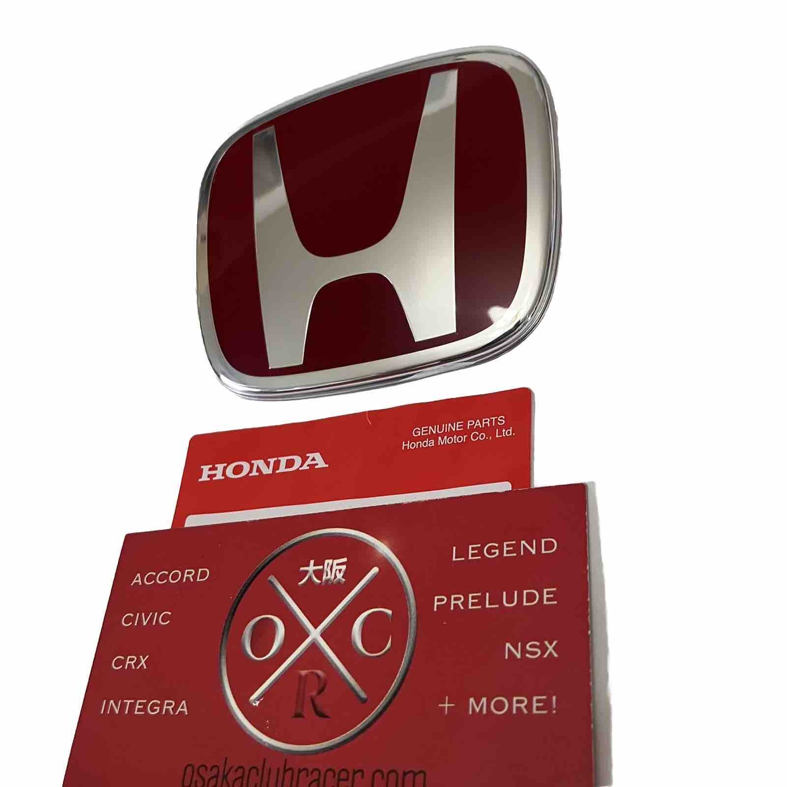 Genuine OEM 02-05 Honda NSX-R Rear Center Taillight Garnish Red Emblem Badge NA2