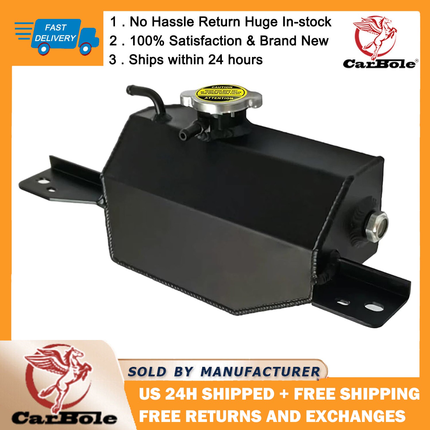 For Infiniti Q50 21710-4GN0A 14-15 3.7L Coolant Reservoir Expansion Tank W/sight
