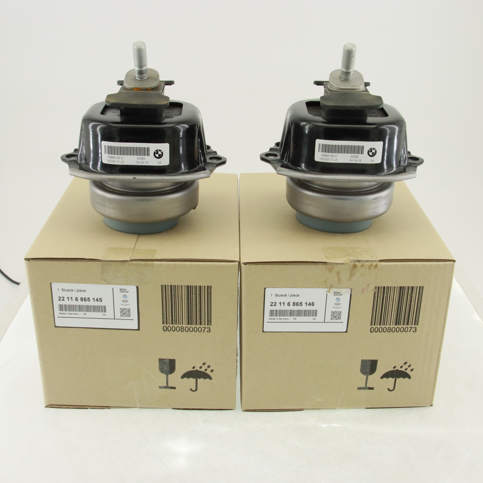 Genuine BMW E70 X5 E71 X6 3.0L 2007-2019 2Pcs Front Left & Right Engine Mount