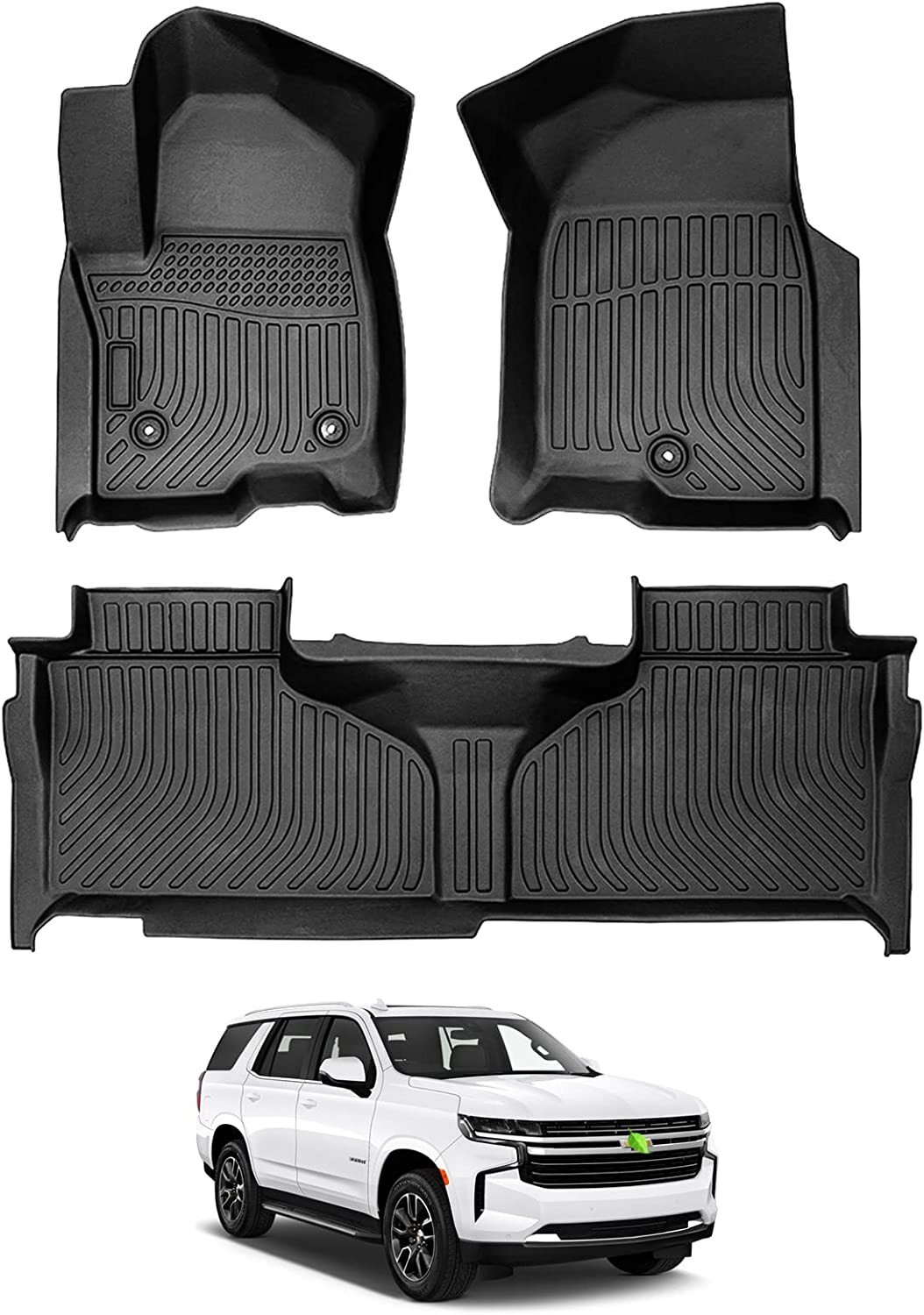 Cartist Floor Mats for Chevy Tahoe & GMC Yukon \'21-23 Cartist Floor Mats for Chevy Tahoe & GMC Yukon \'21-23