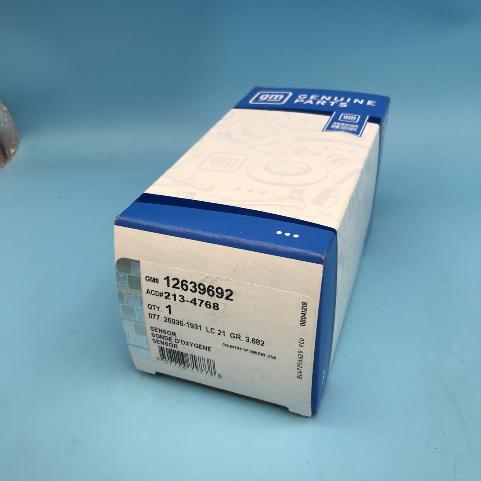 Genuine GM ACDelco 213-4768 Oxygen Sensor-Heated 12639692 New Genuine GM ACDelco 213-4768 Oxygen Sensor-Heated 12639692 New