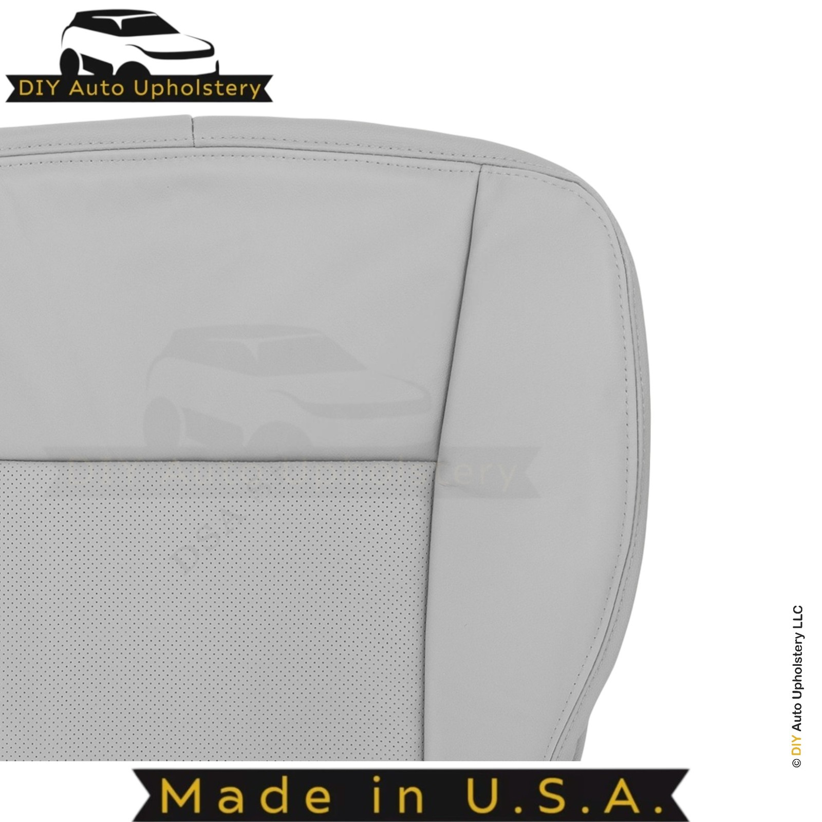 2003-2007 For Cadillac CTS Leather Front OEM Replacement Seat Covers Gray