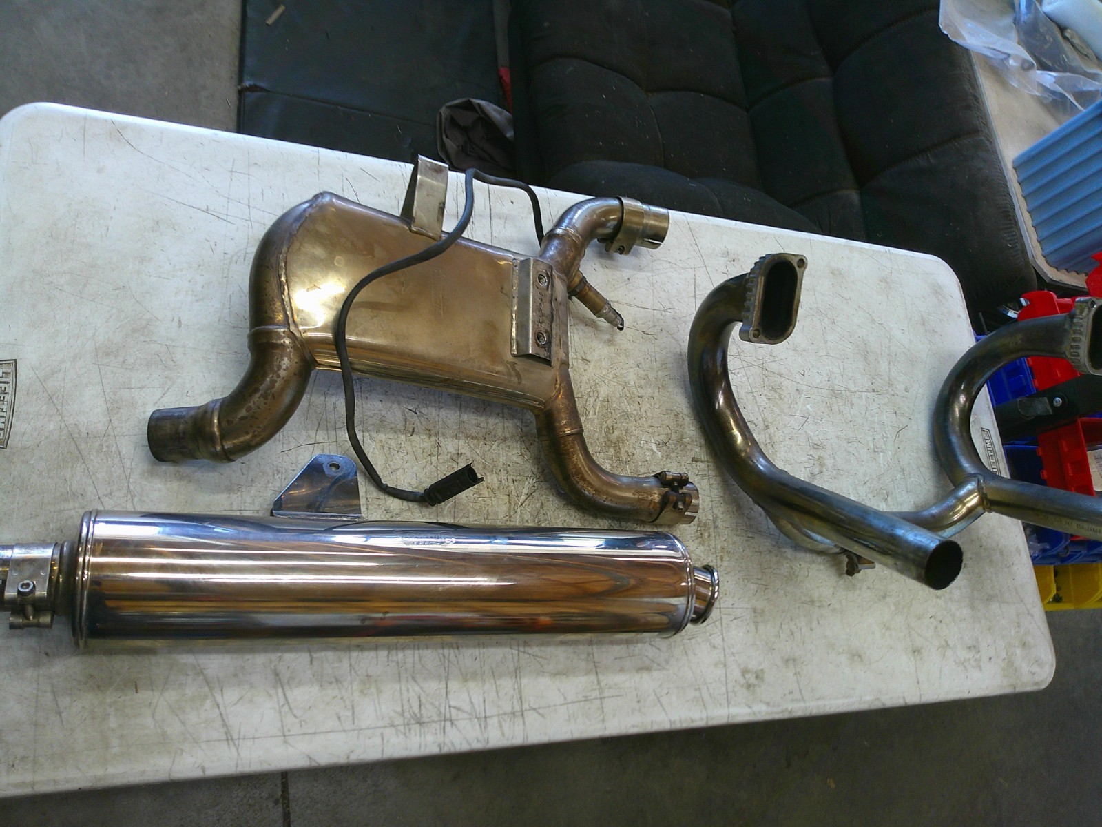 2001-2005 BMW R1150R complete full exhaust system 2001-2005 BMW R1150R complete full exhaust system