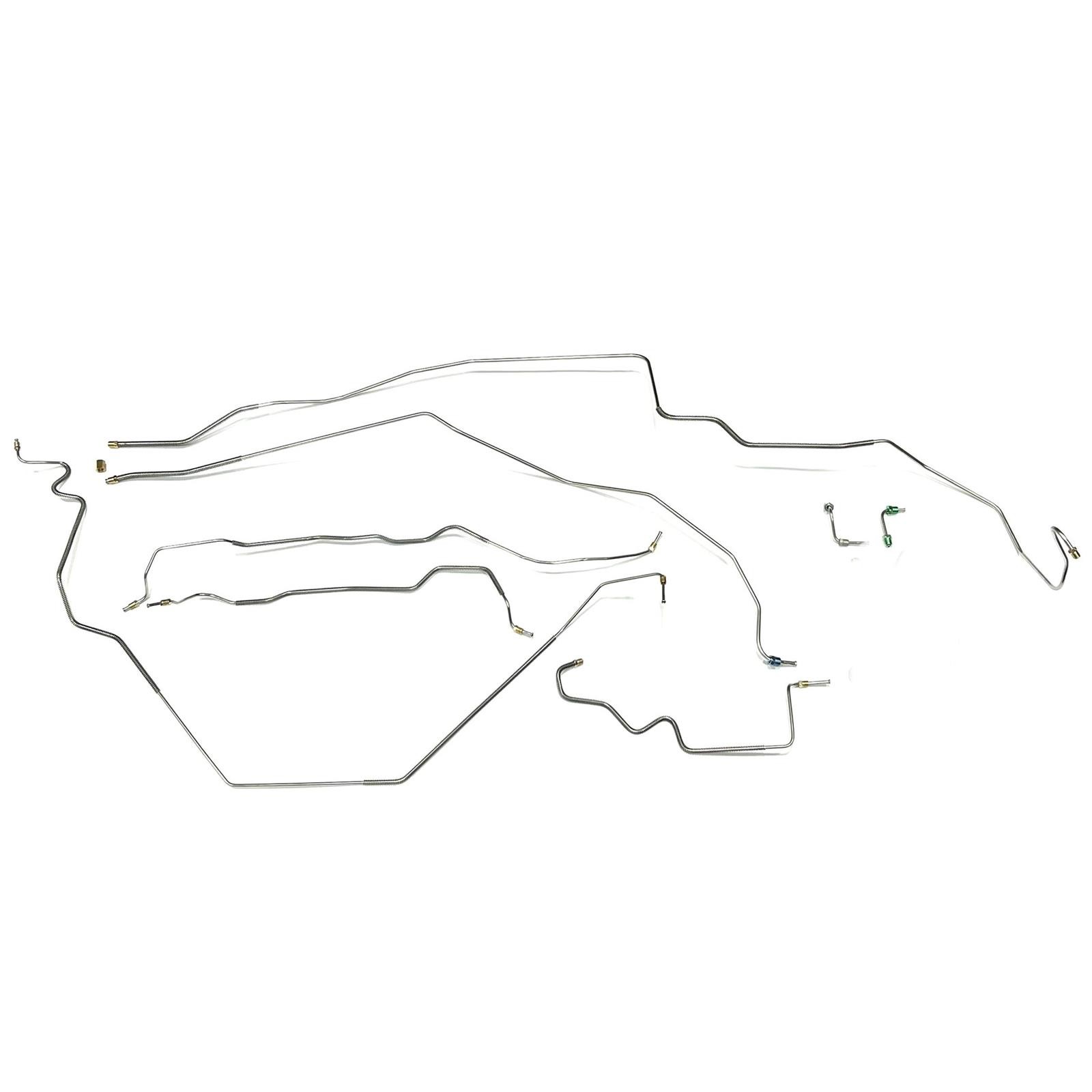 The Stop Shop P1967 Complete Brake Line Kit, 67 Firebird