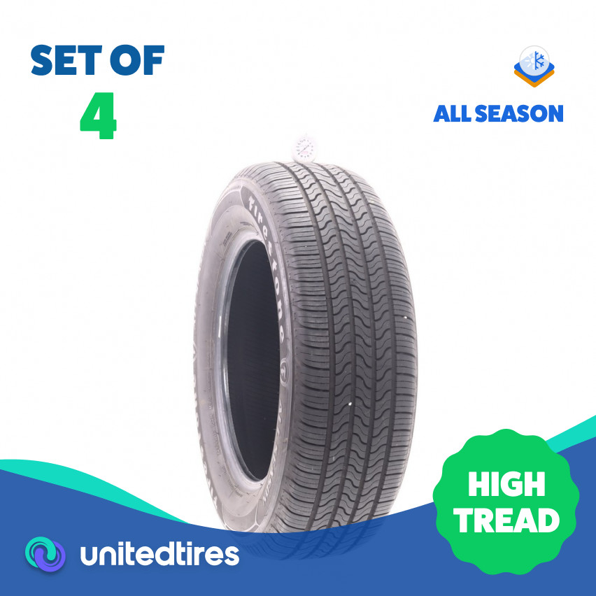 Set of (4) Used 225/65R17 Firestone All Season (Firestone) 102H - 9/32