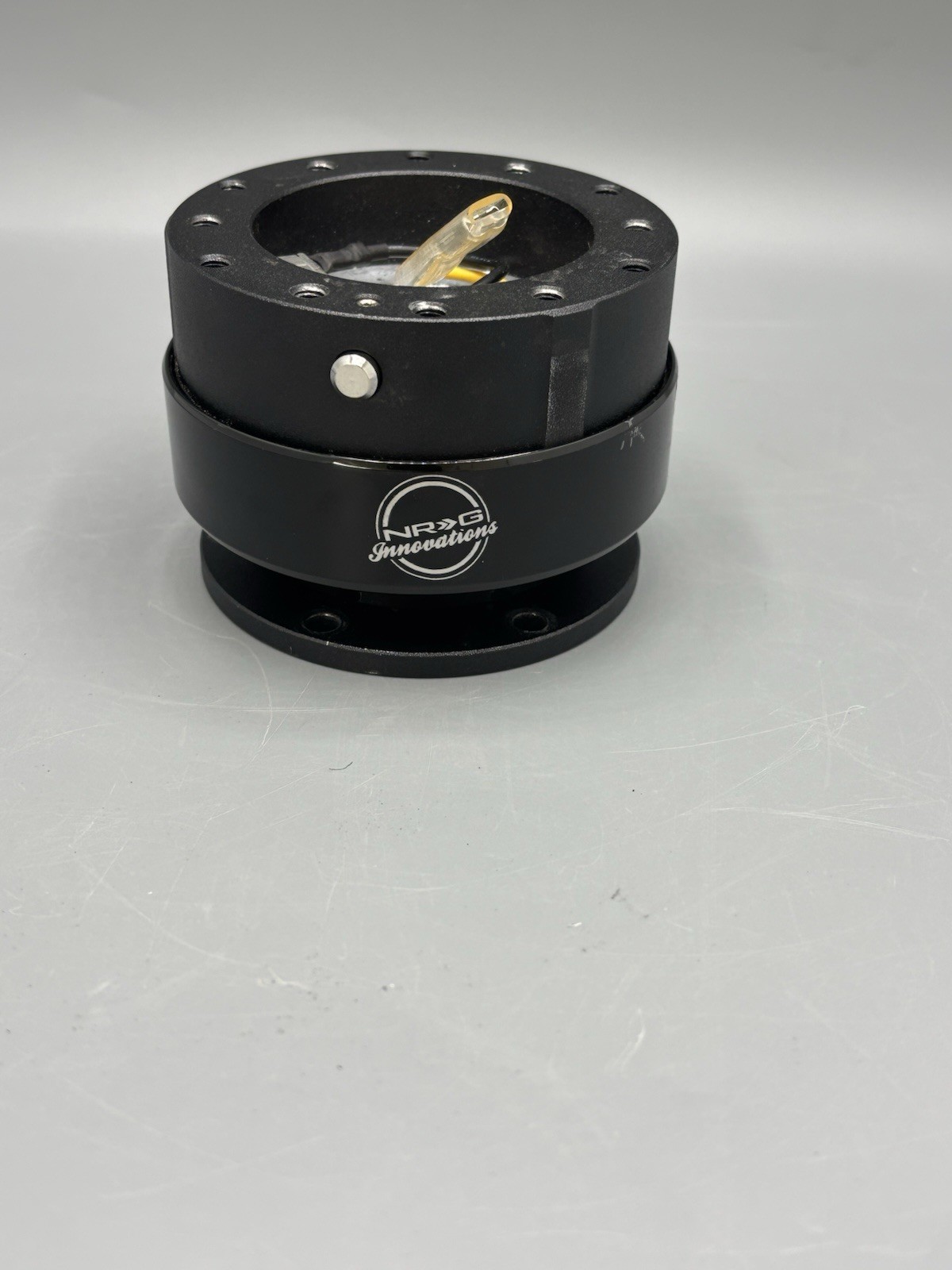 NRG Steering Wheel Quick Release GEN 2.0 Black/Black Used NRG Steering Wheel Quick Release GEN 2.0 Black/Black Used