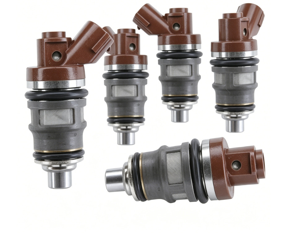 6x 1000cc Denso Side Feed Fuel Injectors For Toyota Supra 2JZ 1JZ GTE Turbo