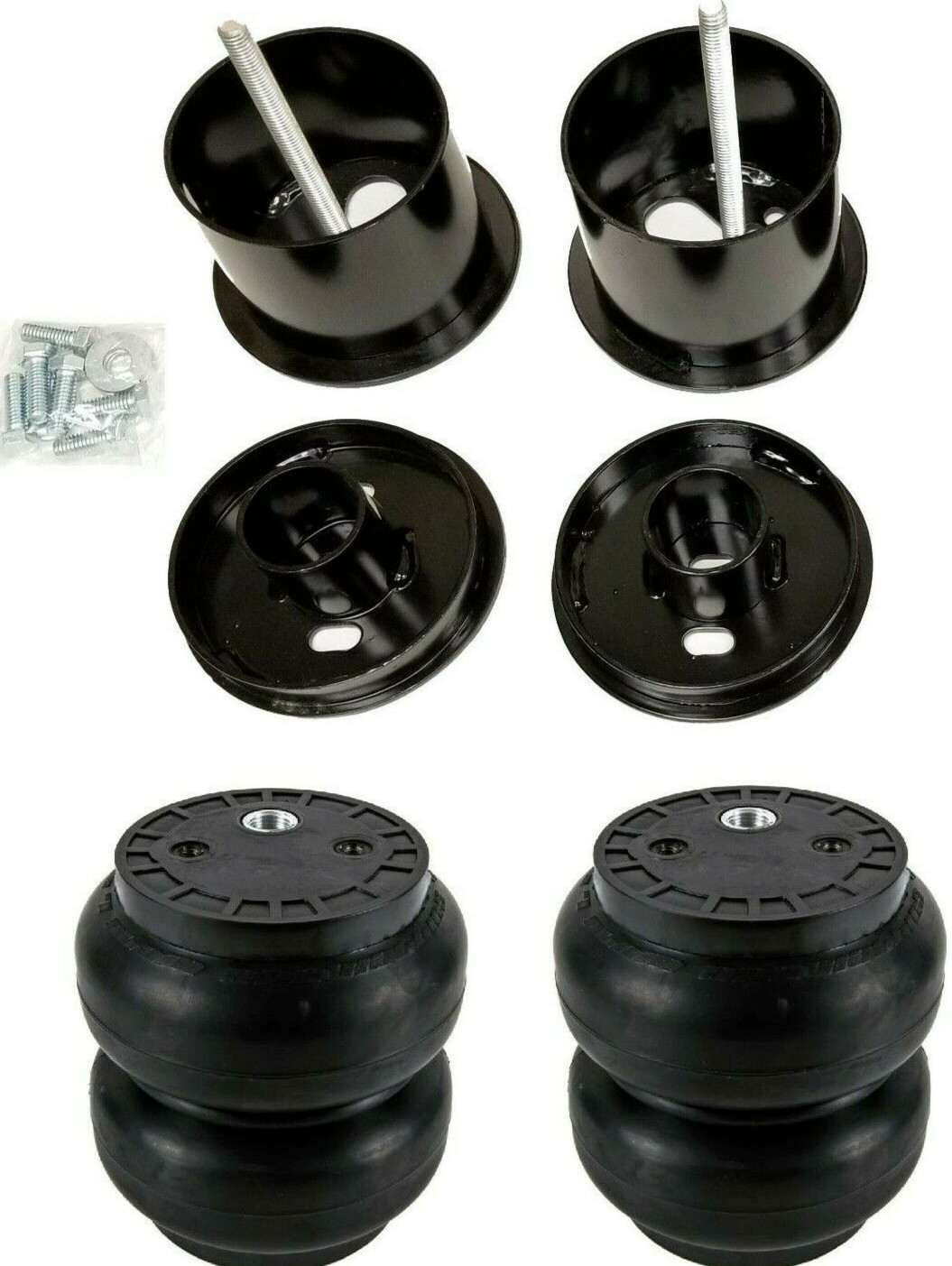 airmaxxx Front Air Ride Brackets Kit w/SS7 Slam Bags Fits 1961-62 Cadillac