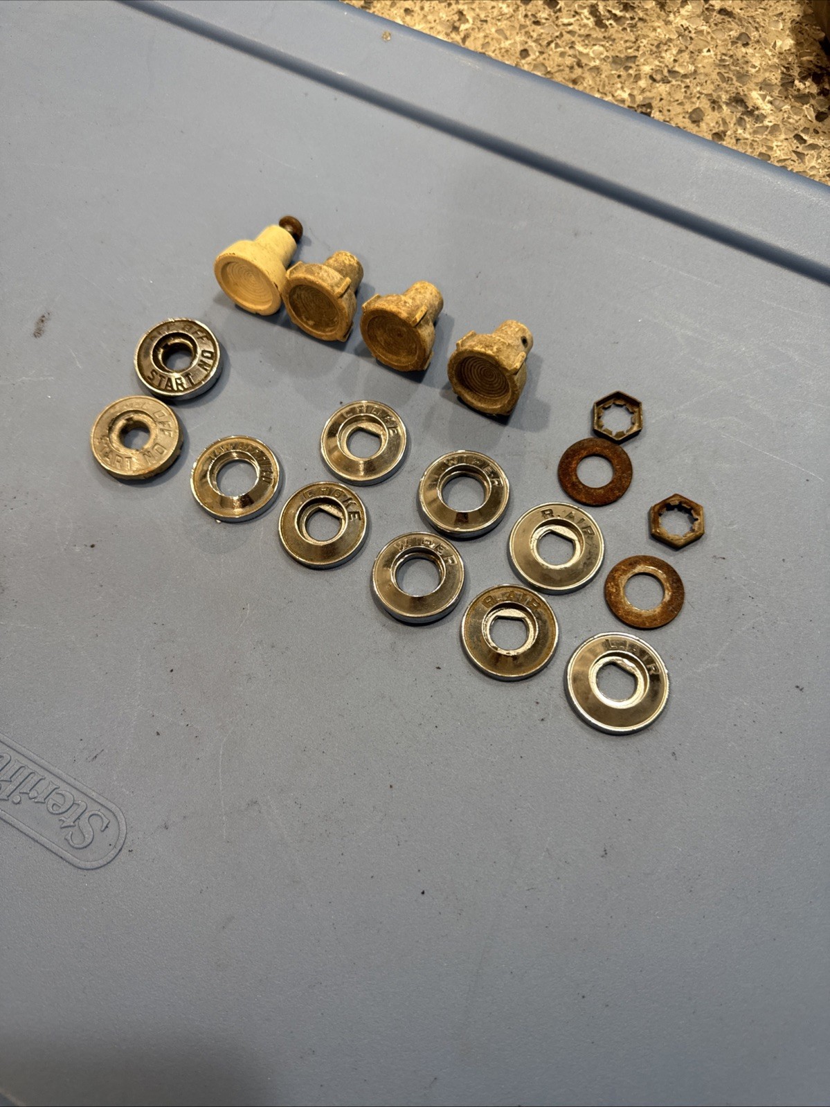 1957-1960 Ford Truck Control Bezels 1957-1960 Ford Truck Control Bezels