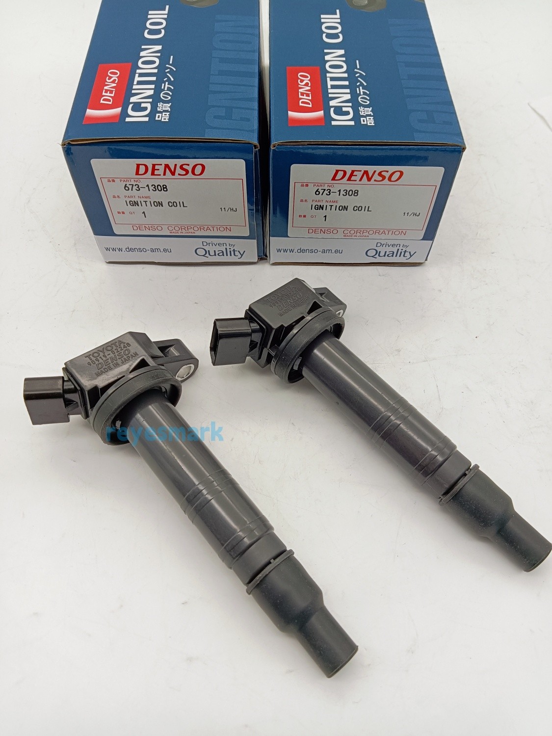 DENSO 2X Ignition Coils For 2003-2020 Toyota & Lexus I4 V6 90919-02248 673-1308