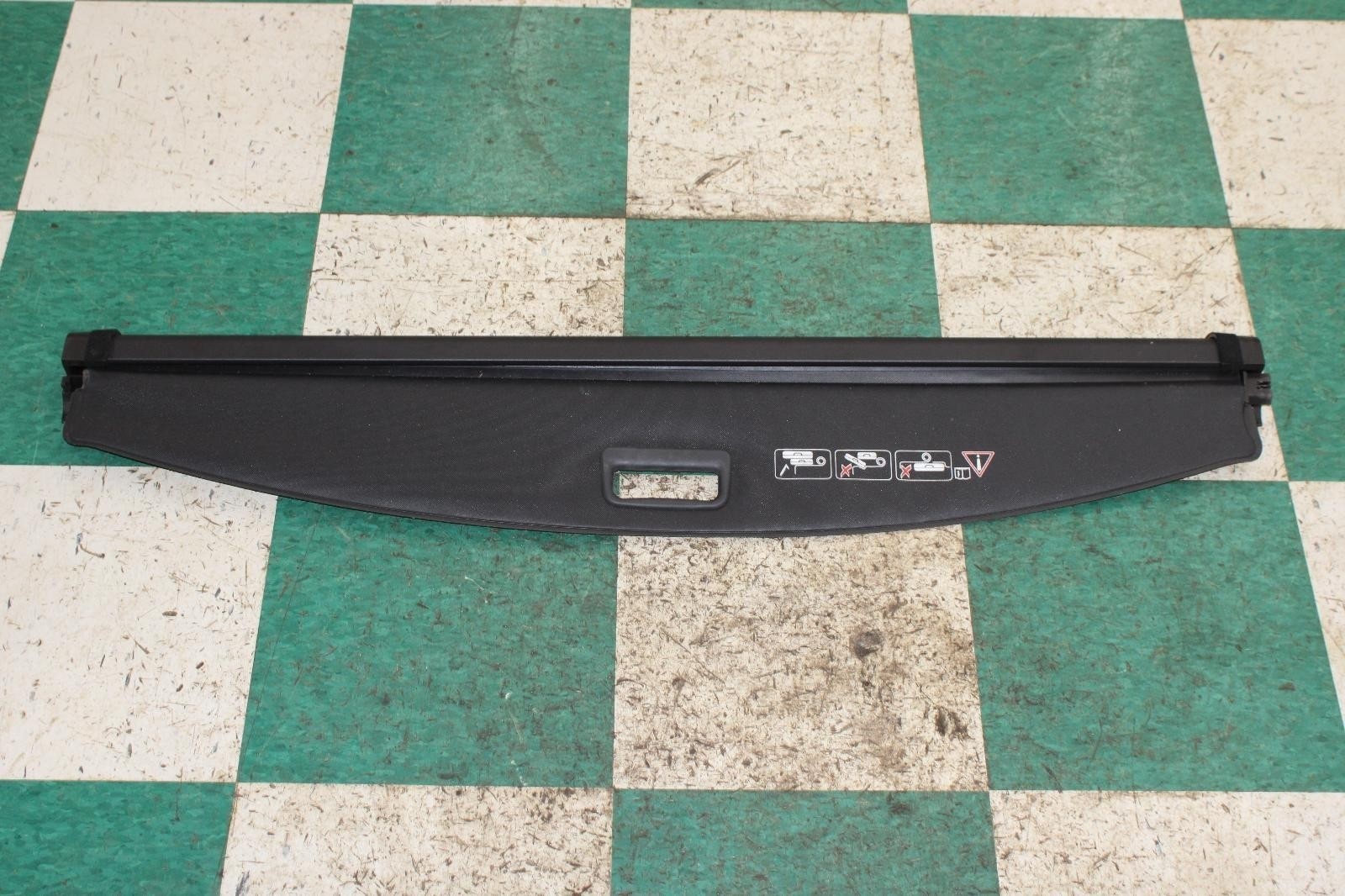 07-15 Jaguar XK Convertible Rear Black Trunk Cargo Retractable Privacy Cover OEM