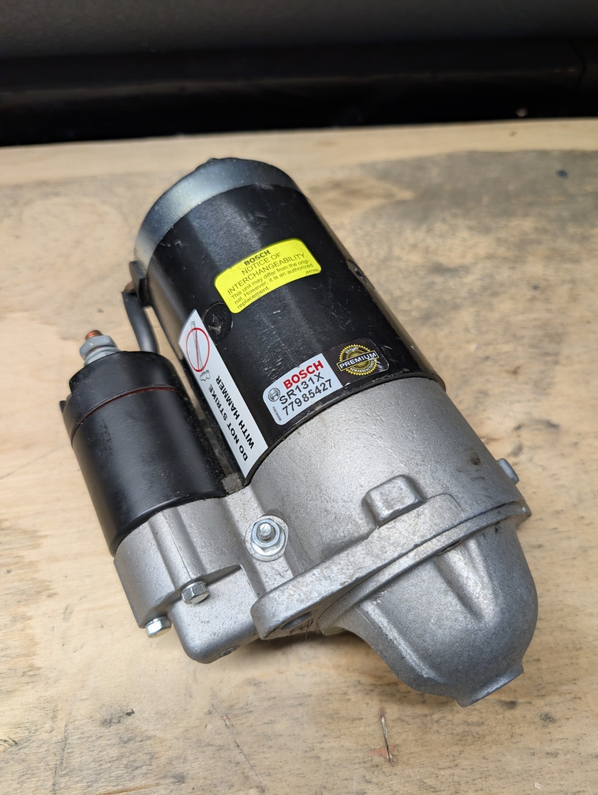 BOSCH Starter Motor Remanufactured, fits Datsun (SR131X) 260Z 280Z 