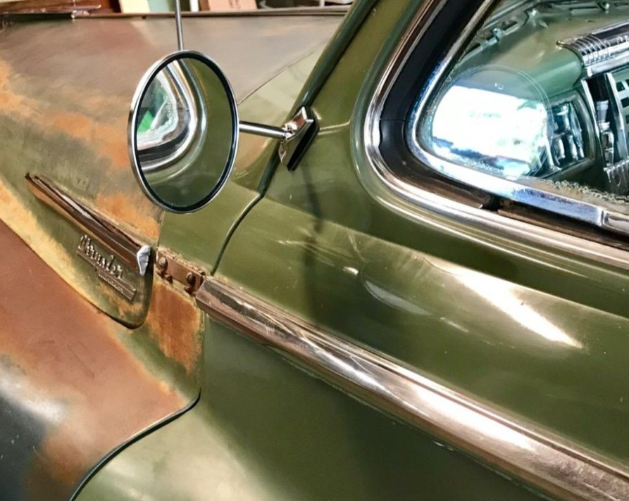 Pair of K-Source Classic Car 4 & 3/8 Round Left & Right Clamp-On Door Mirrors Pair of K-Source Classic Car 4 & 3/8 Round Left & Right Clamp-On Door Mirrors
