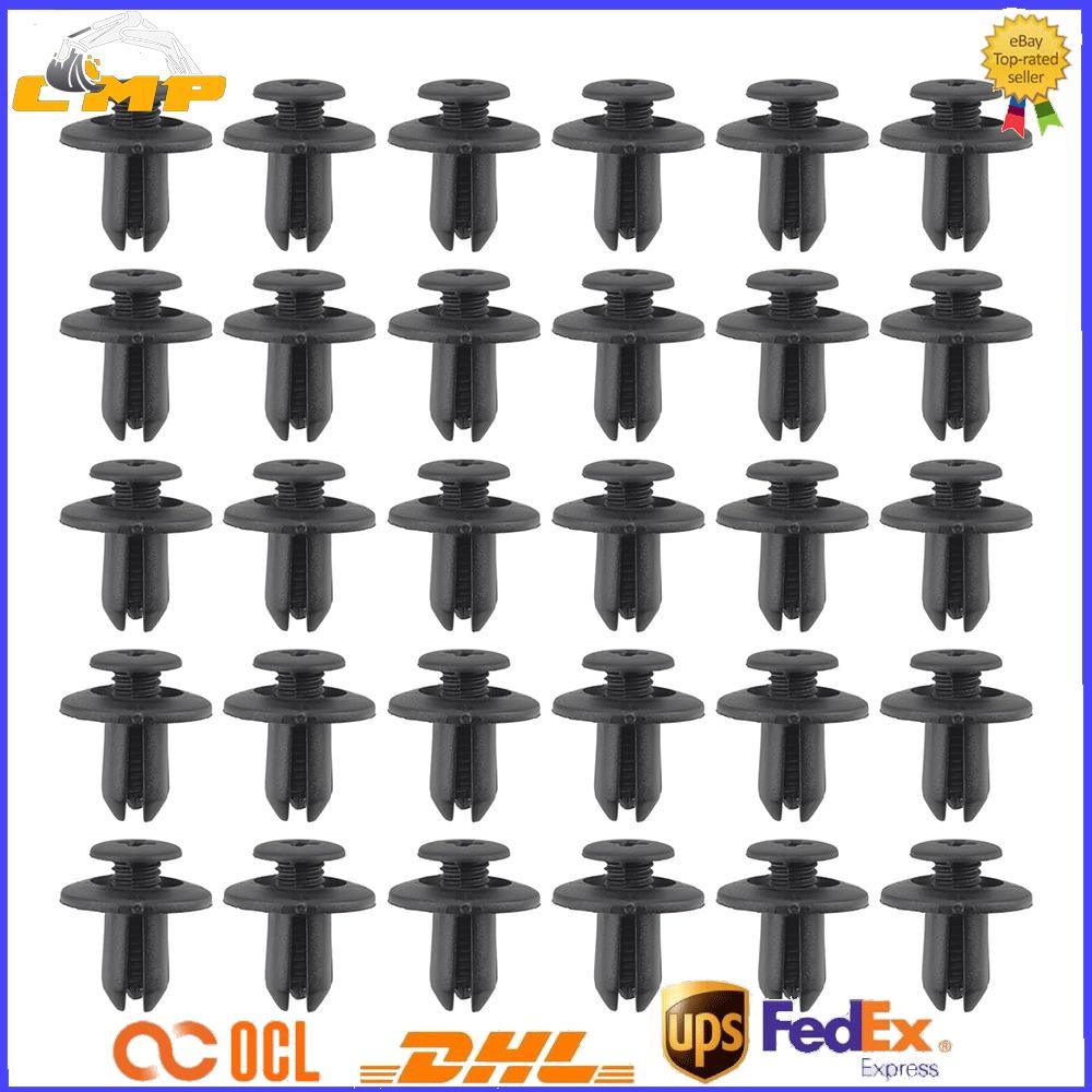 100x Car Bumper Fender Rivet Trim Clips 0G032-50037 for Kia Rivet Pin Fastener